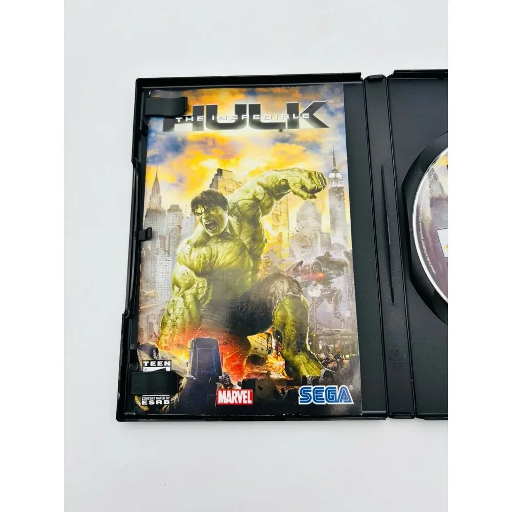 The Incredible Hulk PS2 (Sony Playstation 2, 2008) - CIB Complete Tested Works
